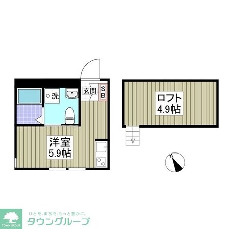 BEAMS富岡東Nの物件間取画像